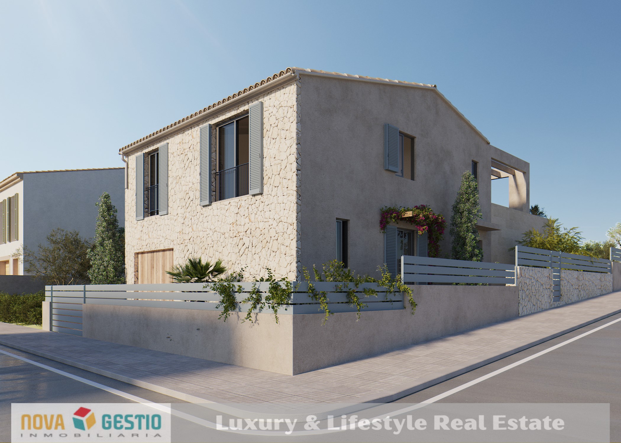 Baugrundstück mit Projekt und Baugenehmigung für Einfamilienhaus mit Pool in Vilafranca zu verkaufen : : SO1927VF-VDE