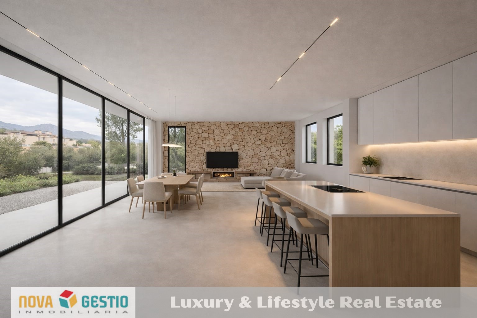 Chalet de lujo con piscina a estrenar en Bunyola : : CH1929BU-VES